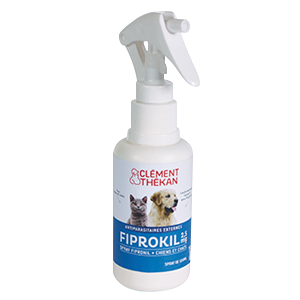Spray Tick Puss Fipronil : Anti-puces et tiques pour chien et chat - Wanimo