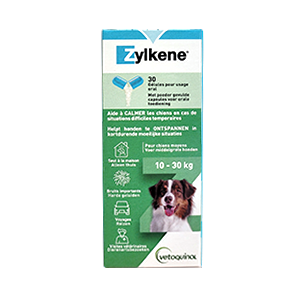 Zylkene gélules pour chiens de 10 à 30 kg - Anti stress chien