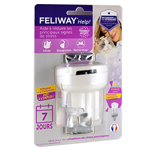 Feliway Help - Diffuseur + recharge 7 jours - Stress ponctuelles