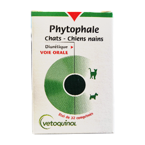 Phytophale - Diurétique - Stimulation hépato-rénale - Chats et chiens nains - 32 comprimés - VETOQUINOL - Produits-veto.com