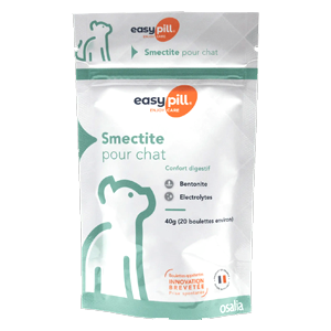 Easypill - Chat - Smectite - Confort digestif - 20 boulettes - OSALIA