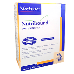 Nutribound - Prise alimentaire et boisson - Convalescence - chat - 3 x 150 ml - VIRBAC - Produits-veto.com