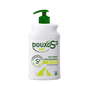 Douxo S3 Seb - Shampooing - anti-odeurs et séborégulateur - Chien et chat - 500 ml - CEVA - Produits-veto.com