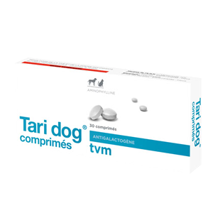 Tari Dog - tarissement et anti-laiteux - Chien et chat - 30 comprimés - TVM - Produits-veto.com